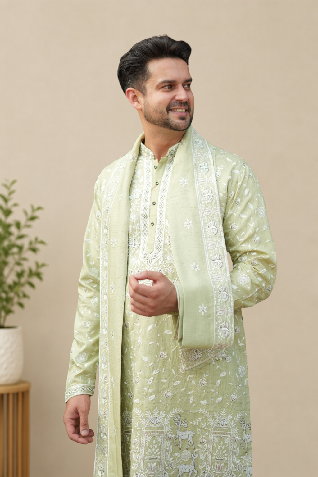 Sage Royale Kurta Set