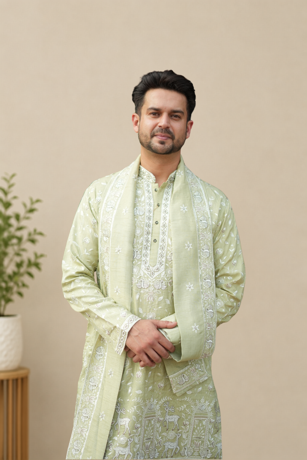 Sage Royale Kurta Set