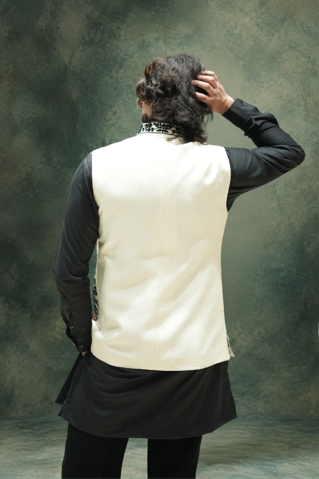 Classic Noir Indo-Western Set
