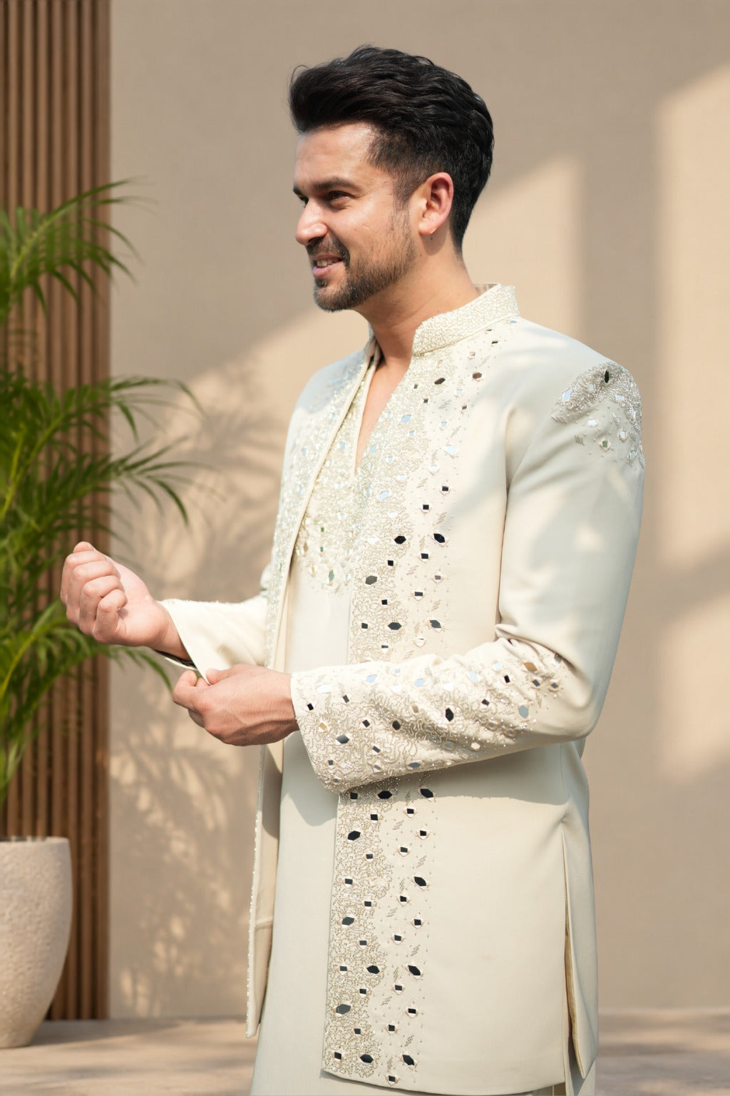 Champagne Royale Kurta Set