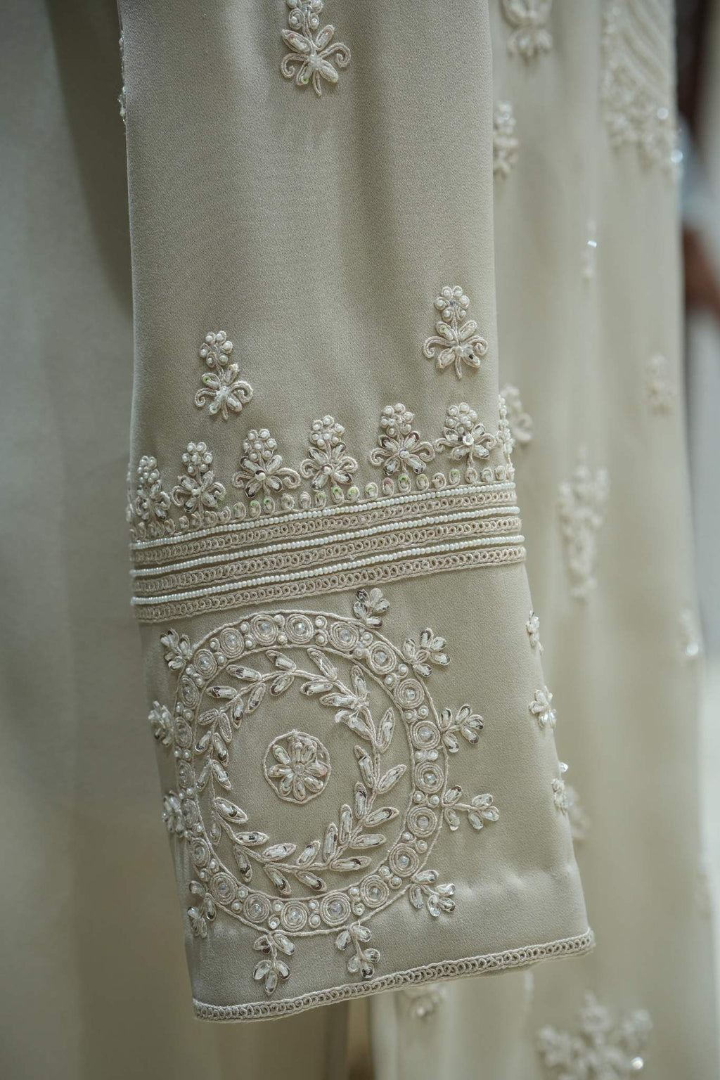 Ivory Embroidered Kurta