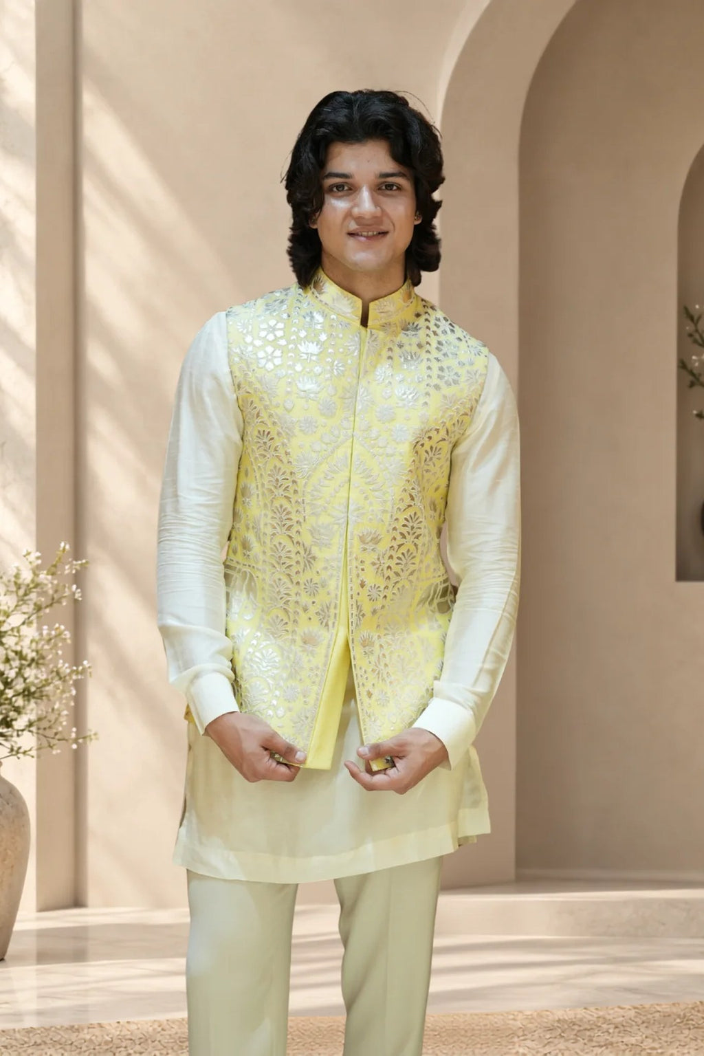 Pastel Royale Nehru Set