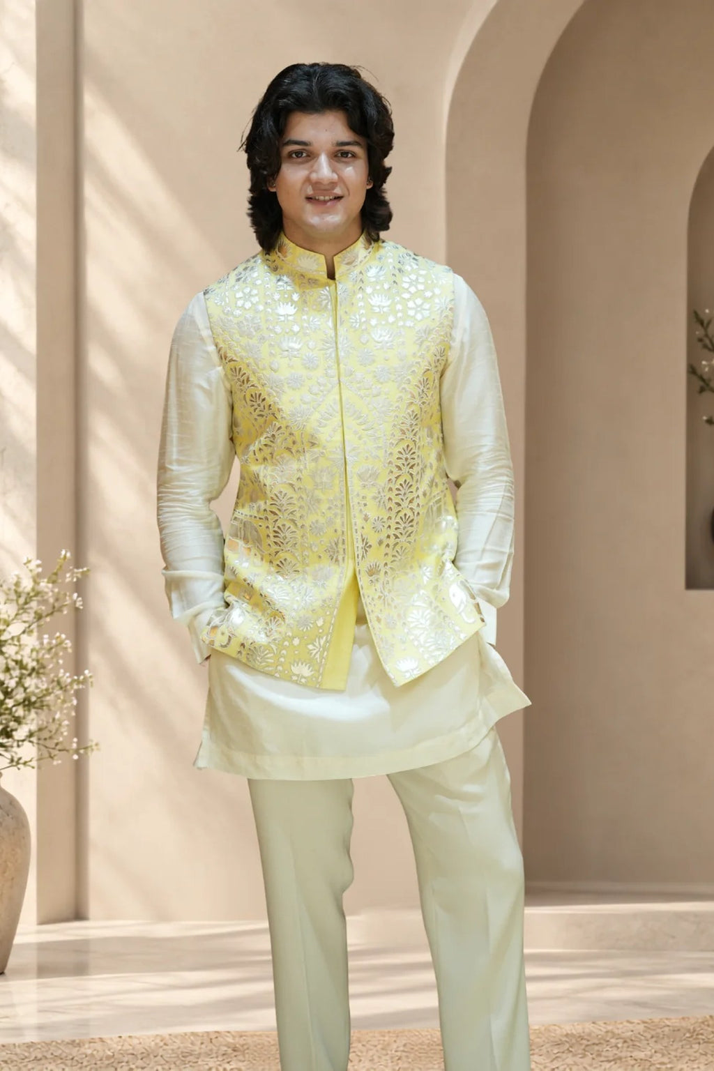 Pastel Royale Nehru Set