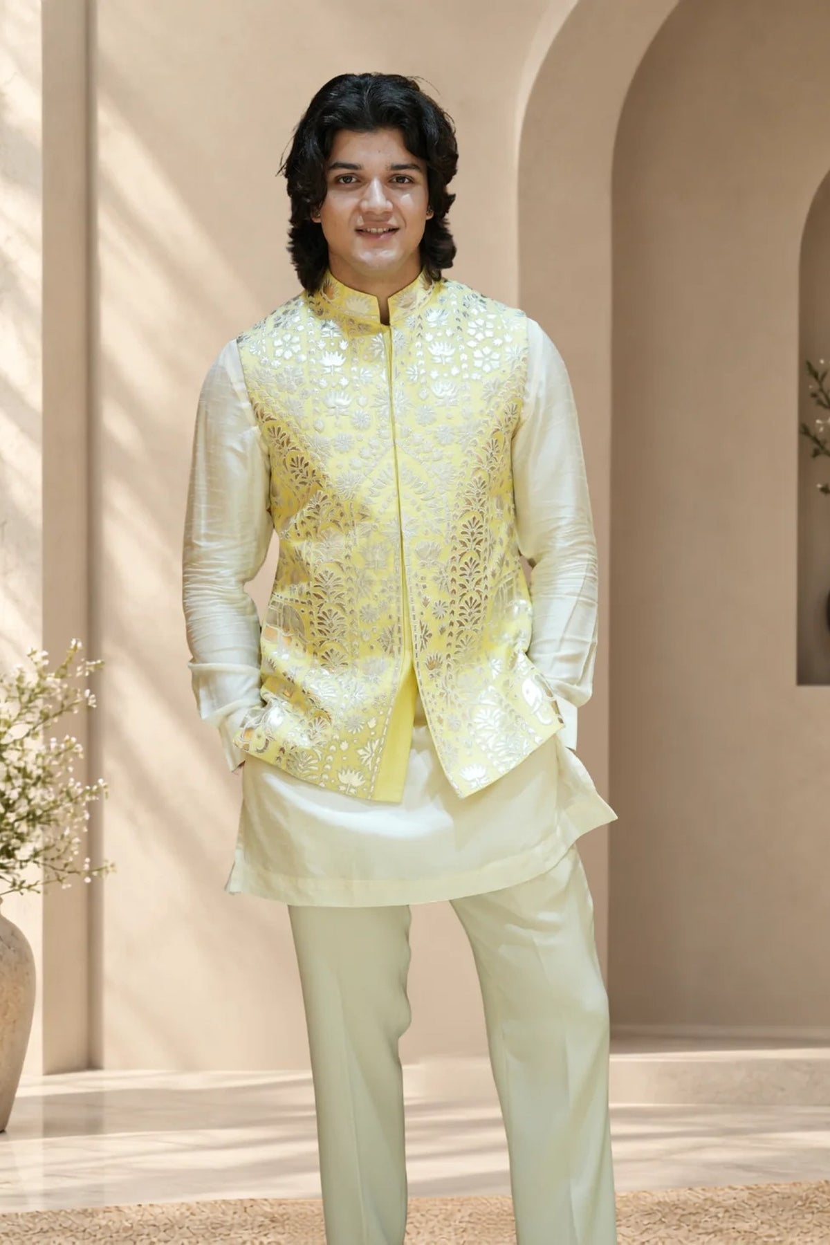 Pastel Royale Nehru Set