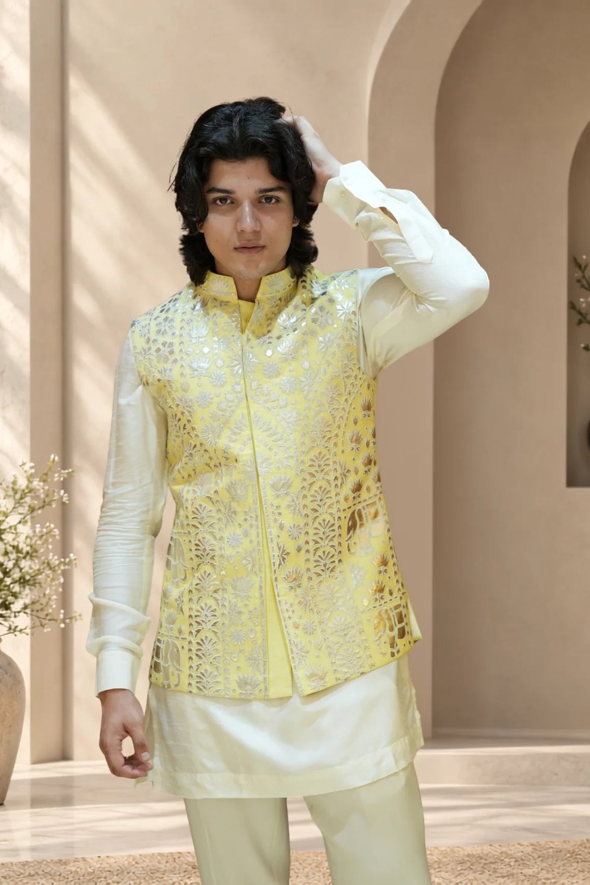 Pastel Royale Nehru Set